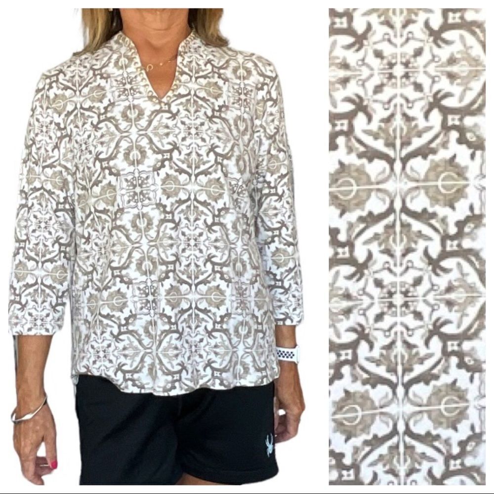 RUBY RD GEOMETRIC TOP